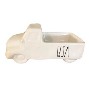 Rae Dunn White USA Truck Decor